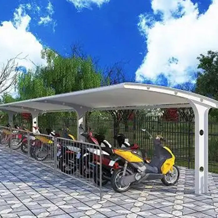 靖宇县膜结构电动车棚